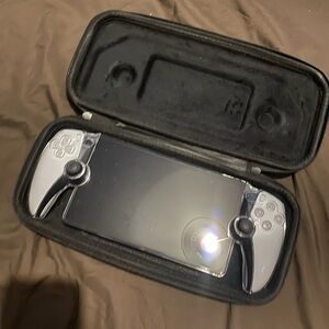 PlayStation portal Black and White Gaming Console with Case
